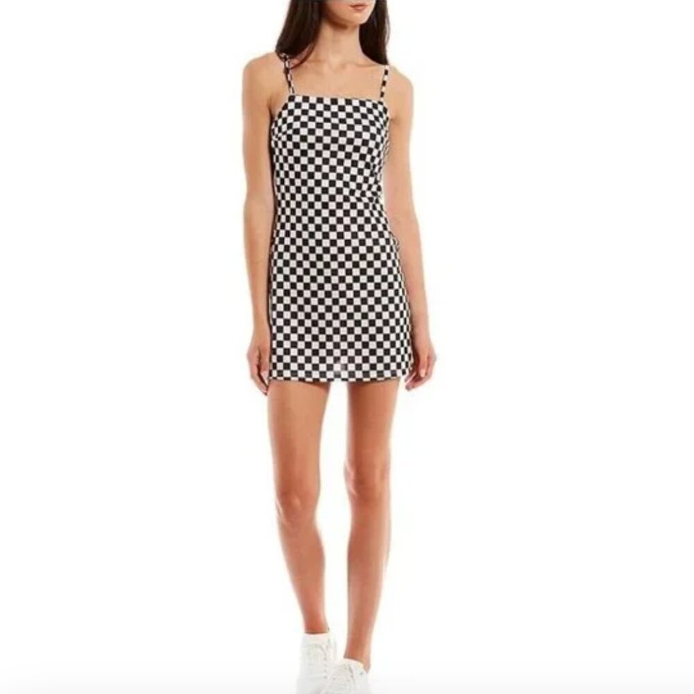 Originality Checkered Dress